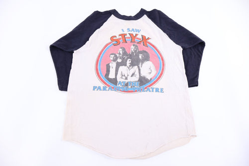 1981 Styx Paradise Theatre Show Raglan T-shirt product image 2