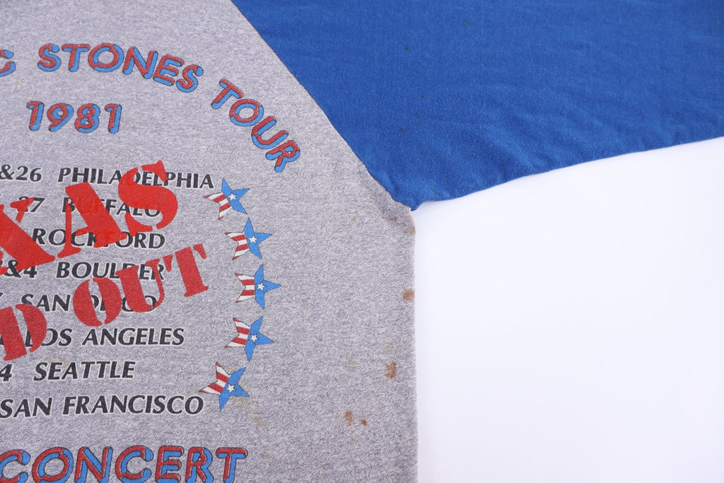 1981 The Rolling Stones Raglan T-shirt product image 3