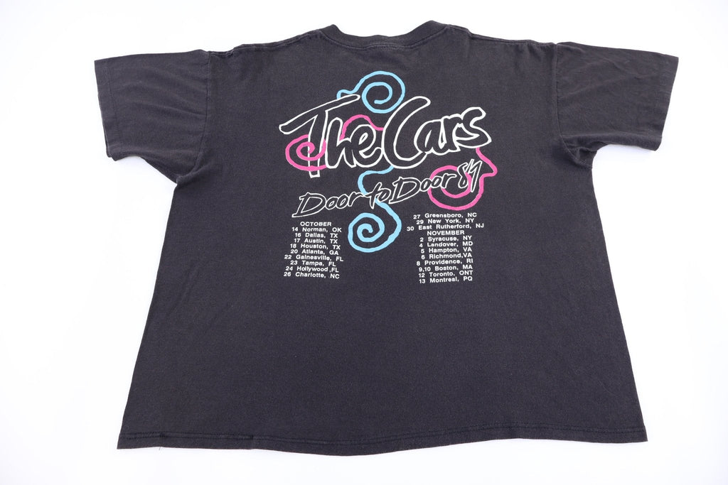 1987 The Cars Door To Tour T-shirt product image 2