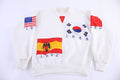1988 Flags of The Nation Embroidered Sweatshirt product image 1