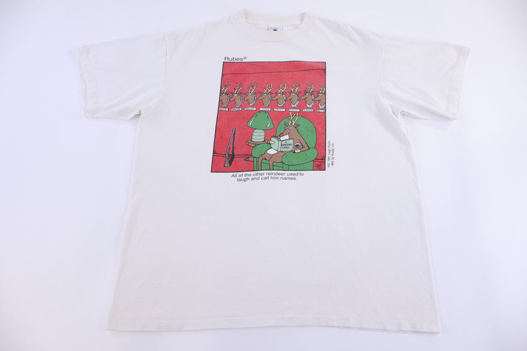 1991 Rudolph Christmas Graphic T-shirt product image 1