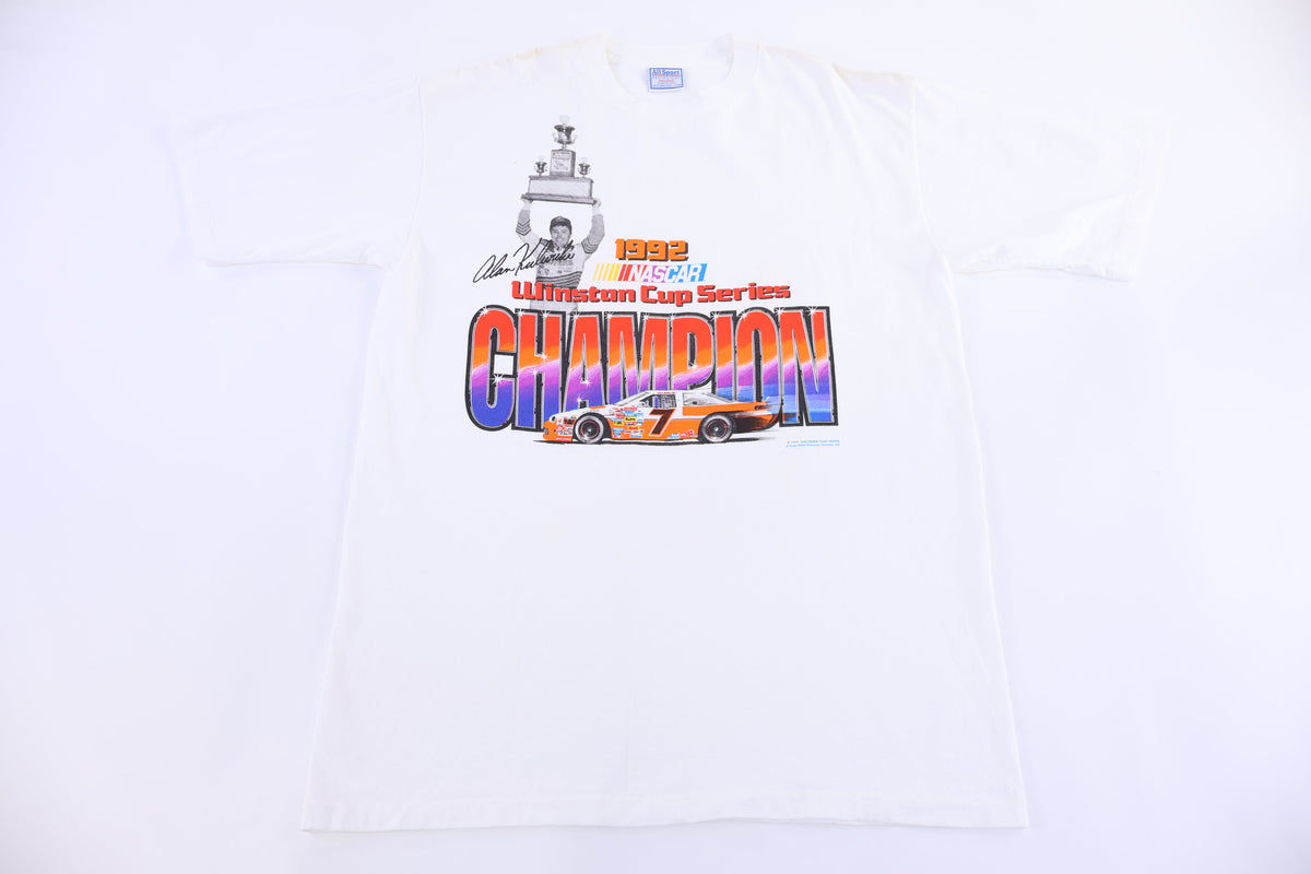 1992 Alan Kulwicki Nascar Winston Cup Champion T-shirt