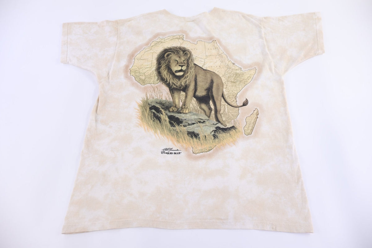 1994 Liquid Blue Lion King of The Jungle T-shirt product image 2