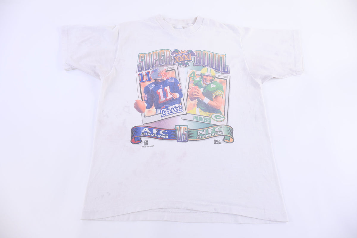 1997 Super Bowl Championship Patriots Vs Packers T-shirt product image 1
