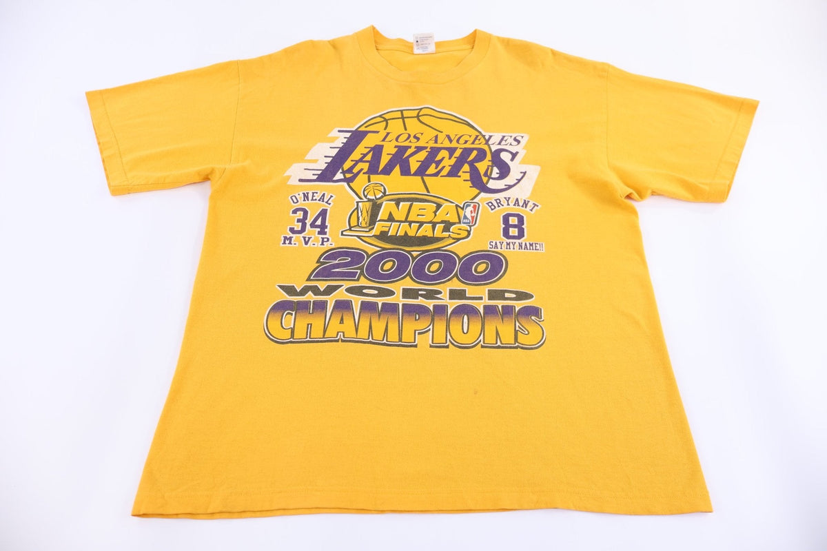 2000 Los Angeles Lakers Basketball World Champions T-shirt product image 1