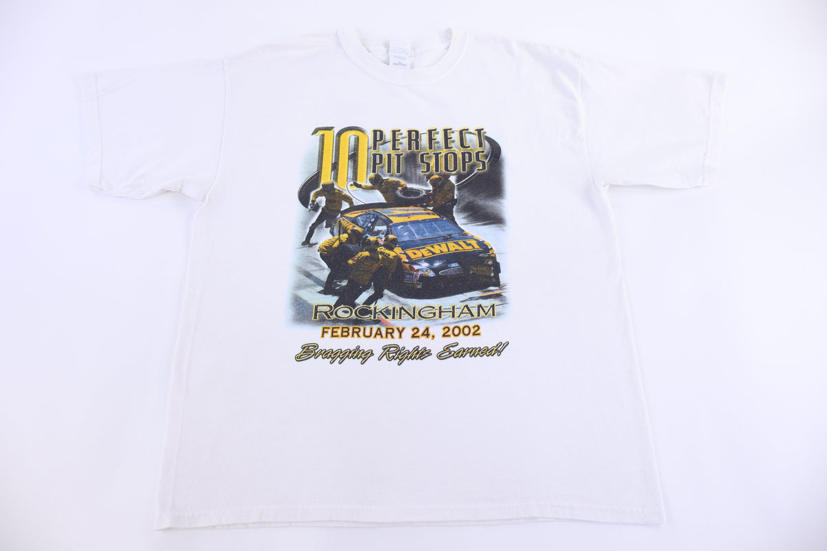 2002 10 Perfect Pit Stops Racing T-shirt product image 1