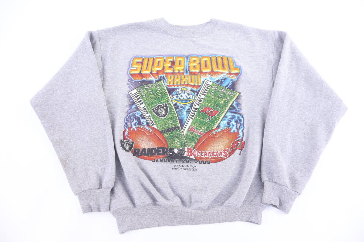 2003 Super Bowl Buccaneers Vs Raiders Sweatshirt product image 1